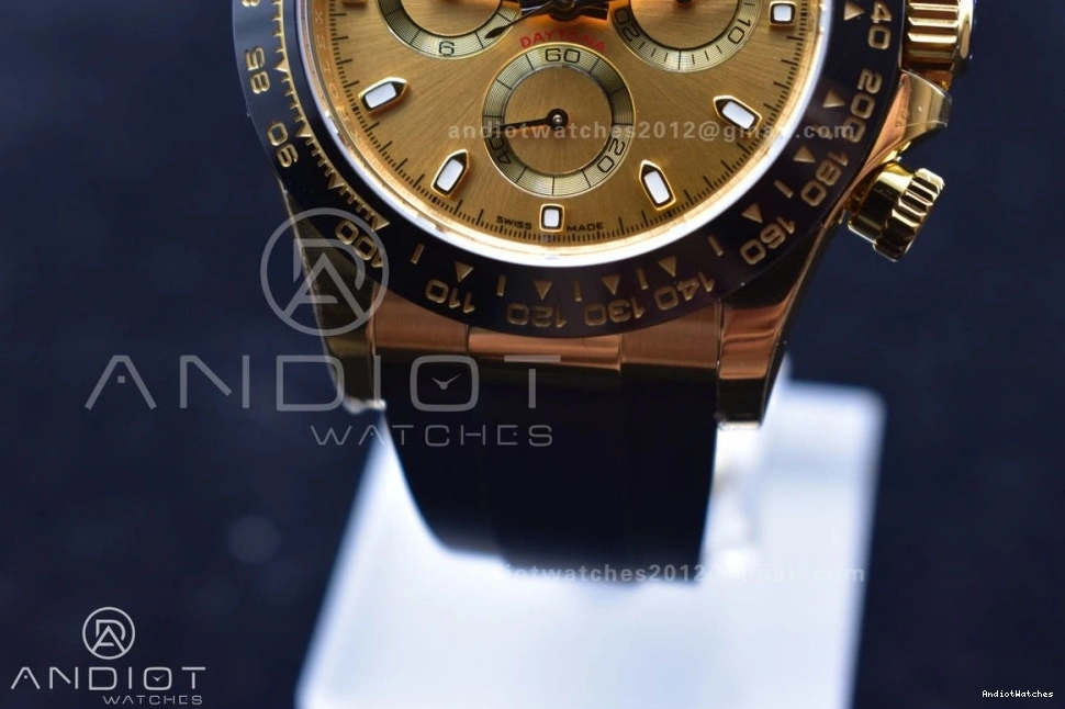 1:1 Reliable SA Dial Daytona Lume Best Strap BTF Edition 764 Oysterflex on Rubber 116518 YG 0731